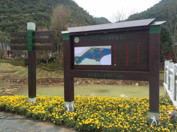 长顺体育公司导游指示导视 